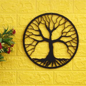 Laser Cut Wooden Tree Wall Hanging for Wall Decor, Home Decor
